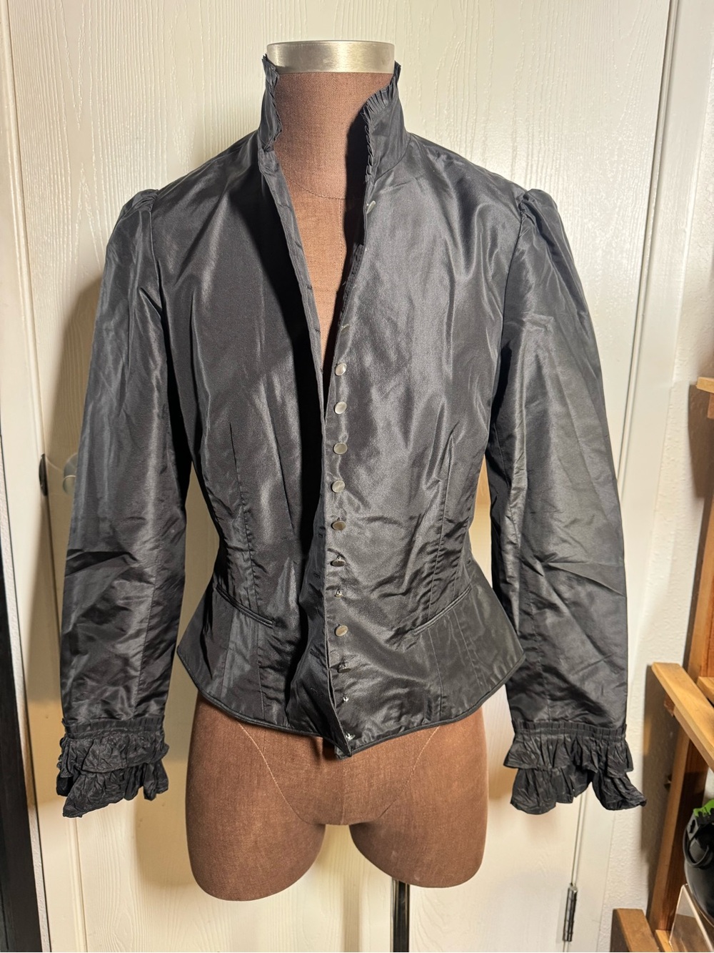 Rugby Ralph Lauren Black Jacket with Navy & Gold Label